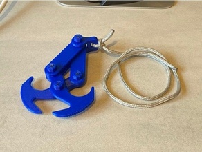 gravitational hook snap fasteners 3d print model - Mito3D