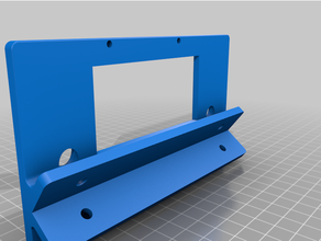 dueto paneldue 43 pulgada pantalla soporte modelo 3d print model - Mito3D