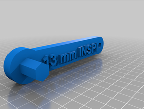 clave 13mm ap mergulho ccr respirador reciclador ferramenta Ferramentas 3d print model - Mito3D