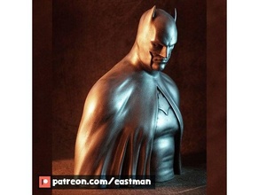 batman kapılmış haçlı büst hayran Sanat Bruce Wayne çizgi roman kahraman şövalye Süper 3d print model - Mito3D
