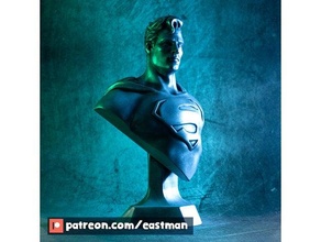 Stahl Büste Ventilator Kunst Charakter Clark Kent Eastman Super Held Übermensch zbrush 3d print model - Mito3D