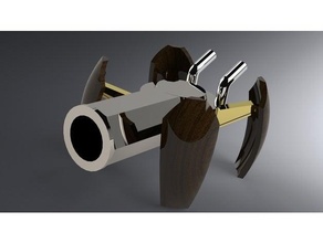 eldritch Kanone dd Dungeons Drachen Gewehr Spinne 3d print model - Mito3D