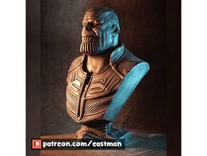 infinity war thanos bust fan art avengers eastman endgame marvel mcu villain 3d print model - Mito3D