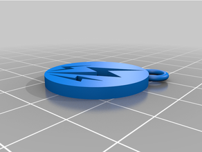 kasvetli çılgın temel anahtarlık üsler masa oyunları kaba 3d print model - Mito3D