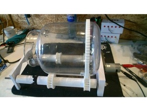 large tumbler polishing polisher rotary 3d print model - Mito3D