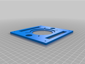 razzo pad base fin pinne modello tvc montare 3d print model - Mito3D