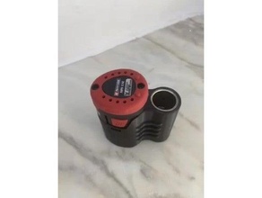 parkside x12v battery adapter 12v lighter socket cigarette x12 team 3d print model - Mito3D