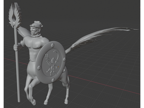 planícies centauro feiticeiro vento pónei tribo selim Pegasus masmorras dragões 3d print model - Mito3D