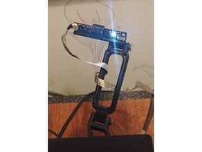 raw laptop webcam mount ender 3 camera creality pro ender3 octolapse 3d print model - Mito3D