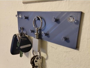 key hanger holder keyring rack 3d print model - Mito3D