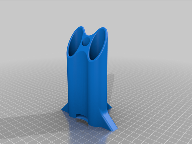 escova dente suporte caso bainha cabeça ficar pé 3D print model - Mito3D