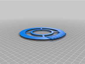 Preto pantera nakia anel lâmina 3d print model - Mito3D