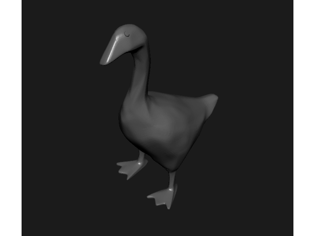 modified untitled goose goose untitled goose untitled goose game 3D print model - Mito3D