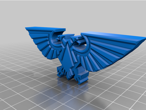imperial eagle - double sided 40k warhammer warhammer40k 3d print model - Mito3D