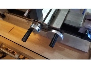 snap spinning handle taig lathe handles mini 3d print model - Mito3D