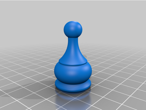 pawn chess pawn retro 3d print model - Mito3D