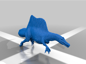 spinosaurus africa cretaceous dinosaurs predator prehistoric animals prehistory 3d print model - Mito3D