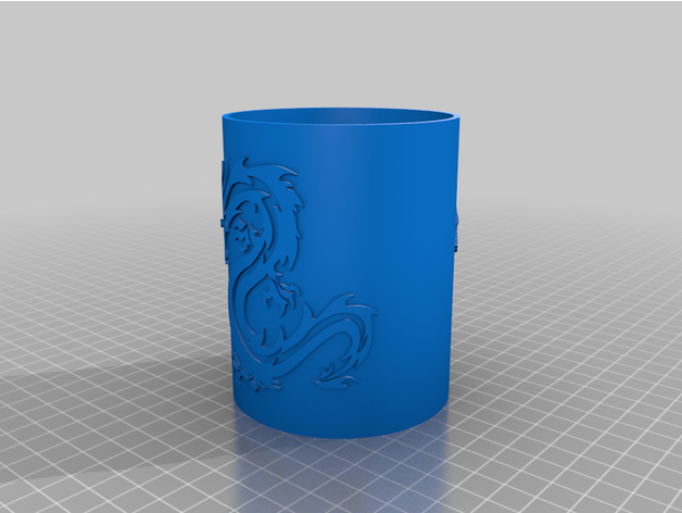 dragon stylo titulaire soutien 3D print model - Mito3D