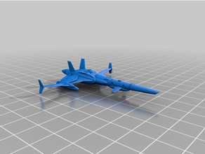 Starfighter 15 wilder Wind 3d print model - Mito3D
