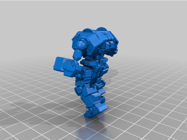 Hellbender amerikanisch Mecha 3D print model - Mito3D