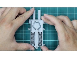 empurrar robusto mecanismo botão apertar 3d print model - Mito3D