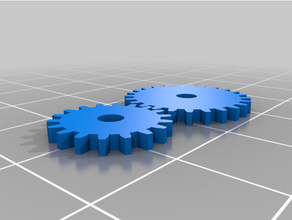 Ingranaggio creazione biblioteca openscad 3d parti design ingranaggi guidare 3d print model - Mito3D