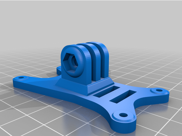 Zahnseide 3 lite gopro Halterung montieren floss3lite hyperlitefloss30lite 3D print model - Mito3D