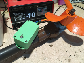 étanche Cas gaine kayak moteur contrôle caja estanque para mando manette électoral electrico 3d print model - Mito3D