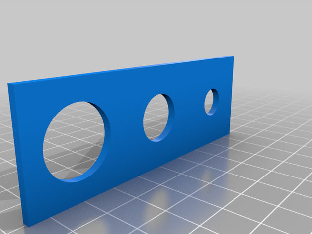 horizontal expansão régua 3d impressora calibração teste impressão 3D print model - Mito3D