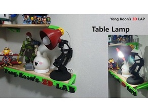 Tabelle Lampe 3d print model - Mito3D