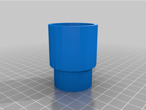 apilable Disparo vaso 3d print model - Mito3D