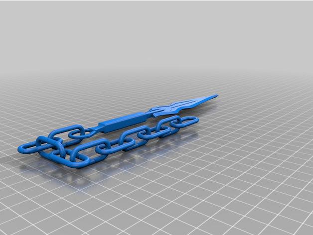 scorpion's kunai dagger mortal kombat scorpion 3D print model - Mito3D