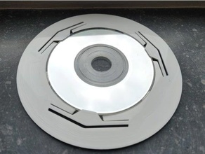 cd adaptateur 3 pouce l'audio musique joueur 3d print model - Mito3D