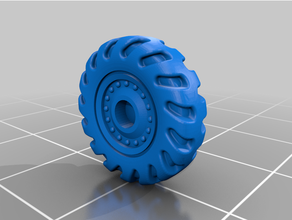 lourd arme roue 3d print model - Mito3D