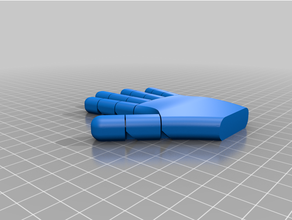 Hand 3d print model - Mito3D