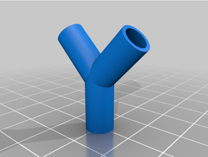 aeratore tubo acquario giunzione 3d print model - Mito3D