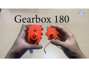 gearbox motor 180 3dtb gear180 gearboxmotor metal gear metalgear 390 775 motor180 motor390 motor550 tb3d 3d print model - Mito3D