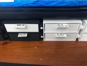 scrivania cassetti 3d print model - Mito3D