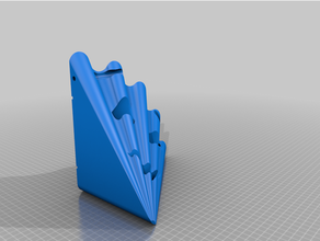 corner shelf smiley face 3d print model - Mito3D