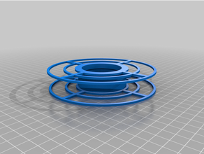 carretel filamento 120mm simples 3d print model - Mito3D
