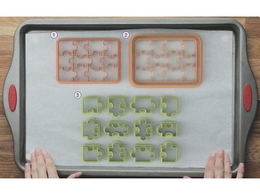 Formen Kekse Lebkuchen Puzzle 3d print model - Mito3D