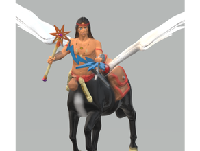 plains centaur thunderbird wand saddle pegasi dungeons dragons 3d print model - Mito3D