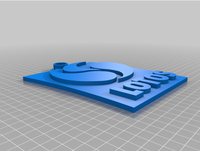 pendente lotos logo 3d ciondoli 3d print model - Mito3D