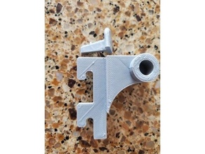 cubicle rod support 3d print model - Mito3D