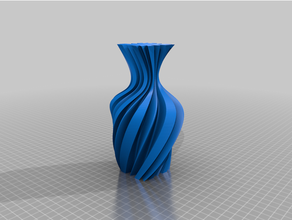 vase 243 v1 récipient fleur 3d print model - Mito3D