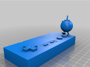 nintendo controlador bob omb nes 3d print model - Mito3D