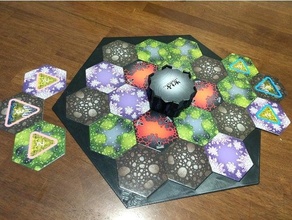 nexo ops telha suporte jogo tabuleiro jogos azulejos 3d print model - Mito3D