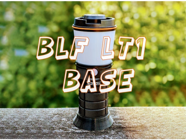 blf lt1 stand flashlight lantern led 3D print model - Mito3D