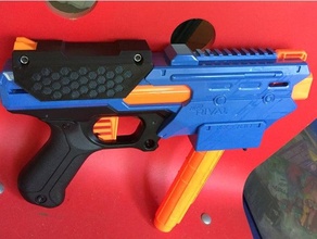 nerf rival finisher xx-700 slide grip extension mod 3d print model - Mito3D