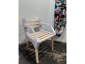 wiederherstellen Stuhl 2 Möbel 3d print model - Mito3D